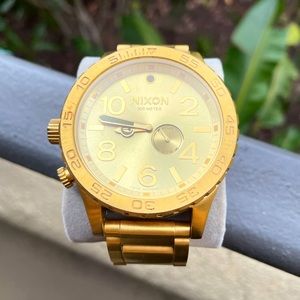 GOLD ✨ 51-30 Nixon Watch Mens